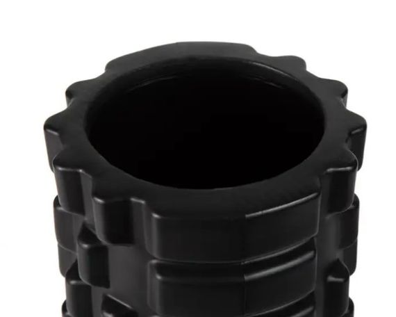 Масажний ролик (роллер) PowerPlay 4025 Massage Roller Чорний (33x14 см) (PP_4025_Black) | Зображення 2
