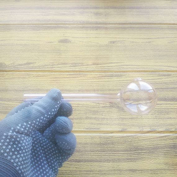 Стеклянная трубка Globe Long Oil Pink | Зображення 1