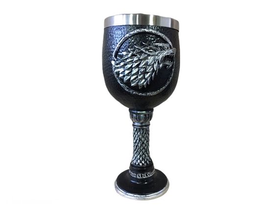 Келих для Вина Гуртка Чашка Череп Гра Престолів Game Of Thrones Winter is Coming Stark Старк Готика Подарунок | Зображення 2