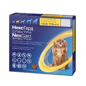 Таблетки Boehringer Ingelheim NexGard Spectra (Нексгард Спектра) проти паразитів для собак S, 3.5-7.5 кг, 1 таблетка