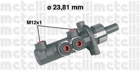 Циліндр гальмівний головний METELLI 050280 на AUDI A3 (8L1)