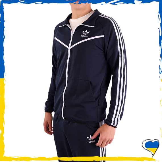 Костюм спортивний Adidas темно-синій. Костюм Адідас чоловічий 2XL | Зображення 1