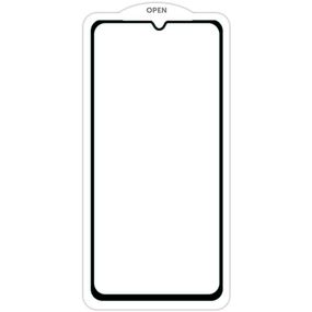 Захисне скло SKLO 5D (тех.пак) для Realme C35 Чорний / Біла підкладка