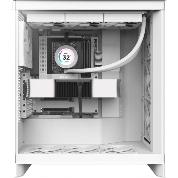 Корпус NZXT H7 Flow All White (CM-H72FW-01) | Зображення 5