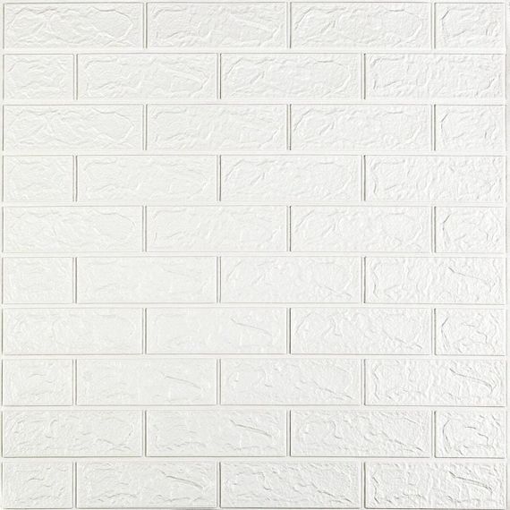 Панель стінова 3D 700х770х2мм БІЛИЙ (D) SW-00001914