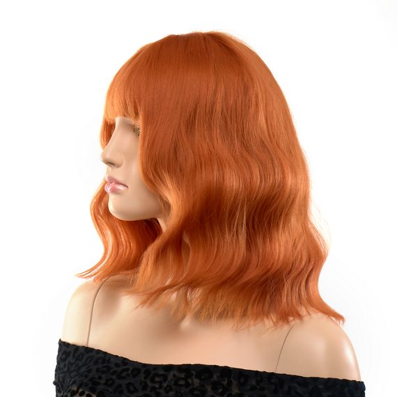 Перука каре з чубчиком хвилястий Fetish Hair, рудий, 30 см | Зображення 1