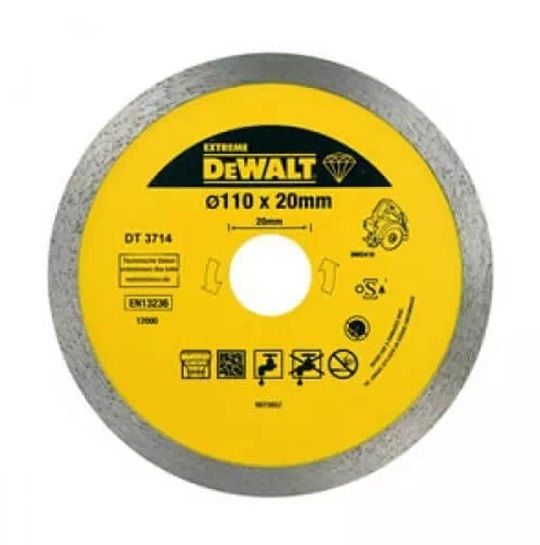 Диск алмазний DeWALT 110х1.6х20 мм (DT3714)