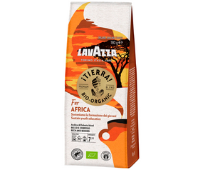 Кава мелена арабіка Lavazza Tierra Africa Bio-Organic, 180 г Італія, традиційного італійського обсмажування