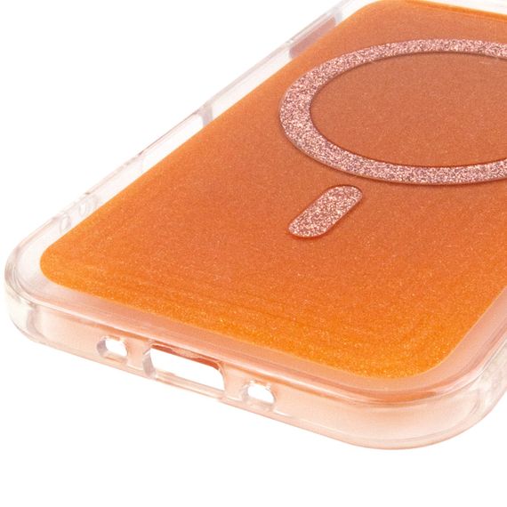 Чохол TPU+PC Jewel Sparkle with Magnetic Fit для Apple iPhone 17 Air (6.5") Orange Sparkle | Зображення 4