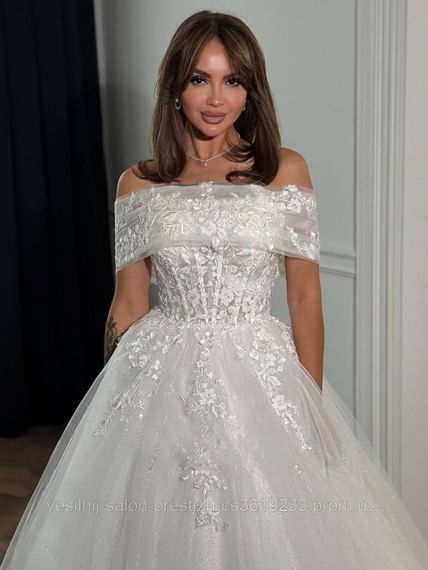 Весельное платье с расшитым кружевом, съемный верх | Зображення 1