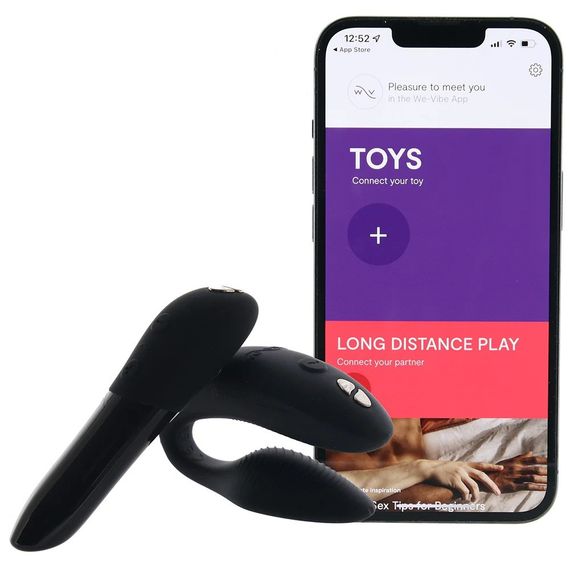 Набір секс-іграшок вібратор для пар Sync 2 та віброкуля Tango X We-Vibe Limited Anniversary Edition Sex Aura | Зображення 1