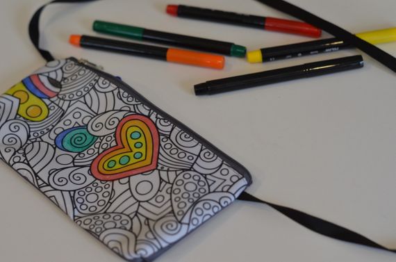 Сумка розмальовка  4Profi "Caticorn" сіро-біла 23761 | Зображення 1