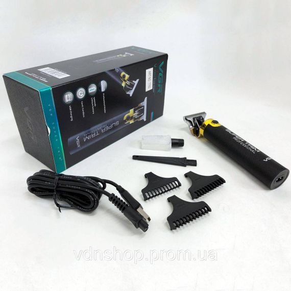 Набір для видалення волосся із зарядним пристроєм VGR, Машинка для стрижки з безліччю насадок RM-92 | Зображення 1