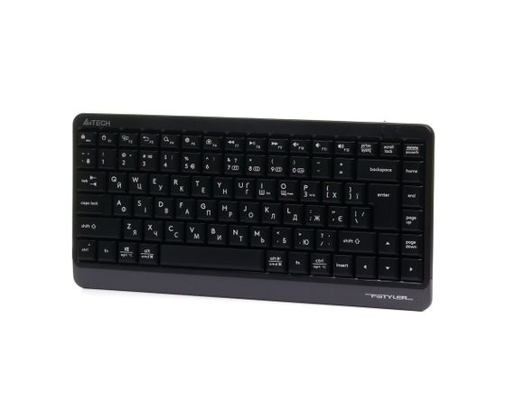 Клавіатура бездротова A4Tech Fstyler FBK11(Grey) сіра | Зображення 1