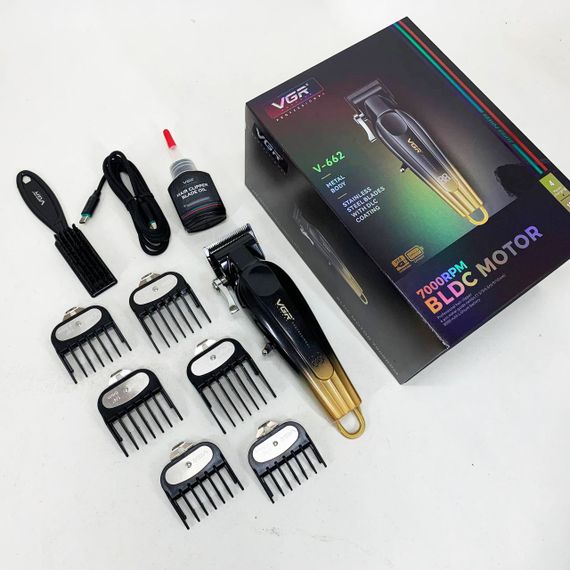 Акумуляторна машинка для стрижки VGR V-662 Колір: золотий | Зображення 1