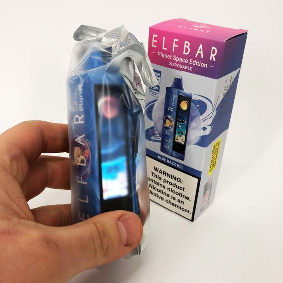 ELF BAR Planet 25000. Синяя Малина (Blue Razz Ice) | Зображення 3