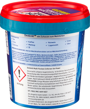 Denkmit Плямовивідник Oxi Power Універсальний 750 г | Зображення 2