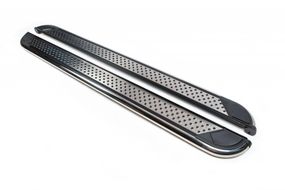 Боковые пороги Maydos V2 (2 шт., нерж) для Range Rover II P38A 1997-2002 гг