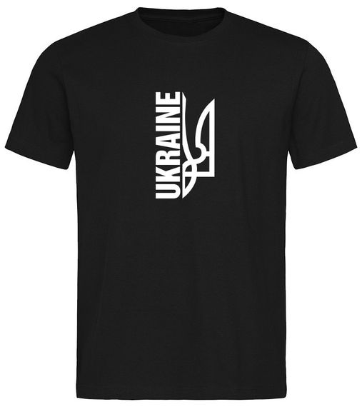 Футболка 4Profi с принтом "Ukraine Тризуб" размер XL