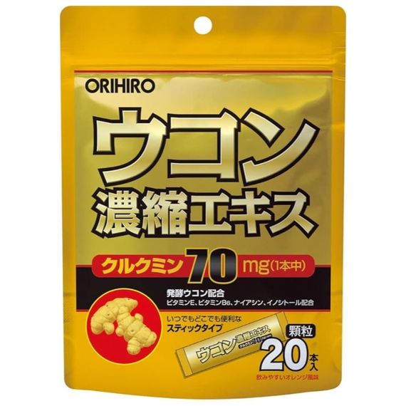 Куркума Orihiro Ukon (Turmeric Extract) 1,5 g 20 sticks