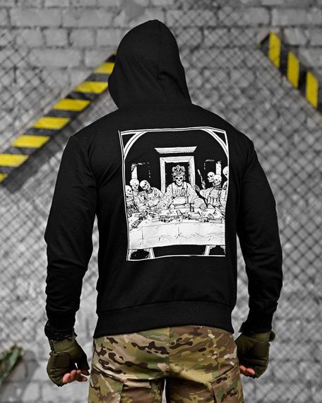 Тактична худі MAKLIN вечеря чорна ДЛ7072