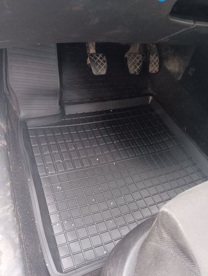 Гумові килимки з бортом (4 шт, Polytep) для Volkswagen Bora 1998-2004 рр | Зображення 1
