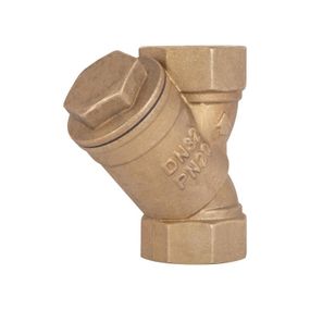 Фільтр косий Icma No50 грубого очищення 1 1/4" ВВ латунний 83050AG05