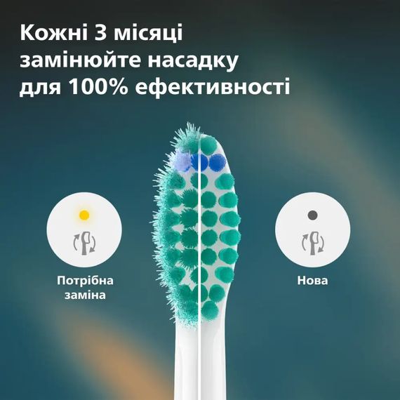 Змінні насадки для електричної зубної щітки Philips Sonicare HX6014/87 ProResults White - 4 шт. | Зображення 3