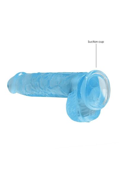 Фалоімітатор - Realrock Dildo 6" Blue Sex Aura | Зображення 3