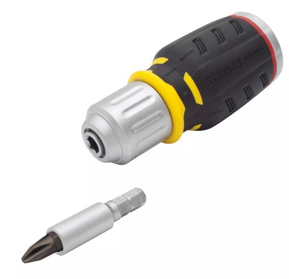 Викрутка Stanley + 6 біт Fatmax Stubby реверсивна (FMHT0-62688) | Зображення 1