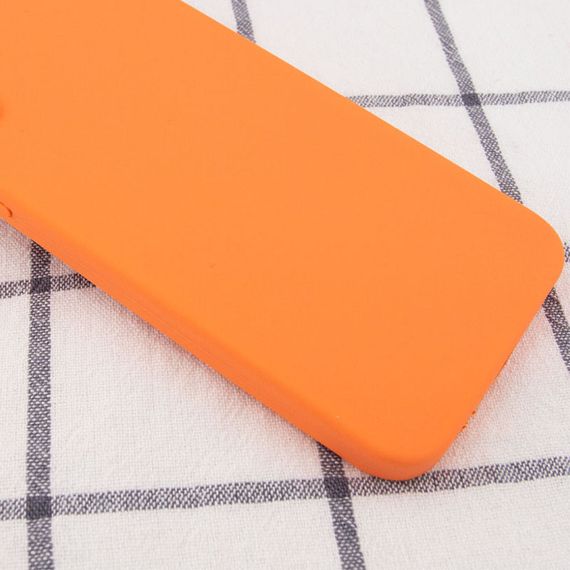 Чохол Silicone Case Square Full Camera Protective (AA) NOLOGO для Apple iPhone 7 plus/8 plus (5.5") Помаранчевий / Papaya | Зображення 1