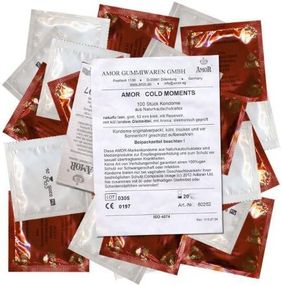 Презервативы - Amor Cold Moments, 100 шт. sexstyle