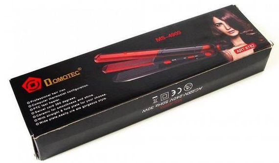 Плойка гофре 2 в1 Domotec MS-4909 Червона