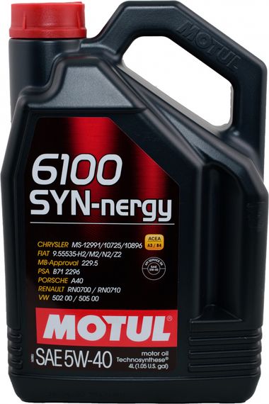 Моторна олива Motul 6100 SYN-NERGY 5W-40 4л.