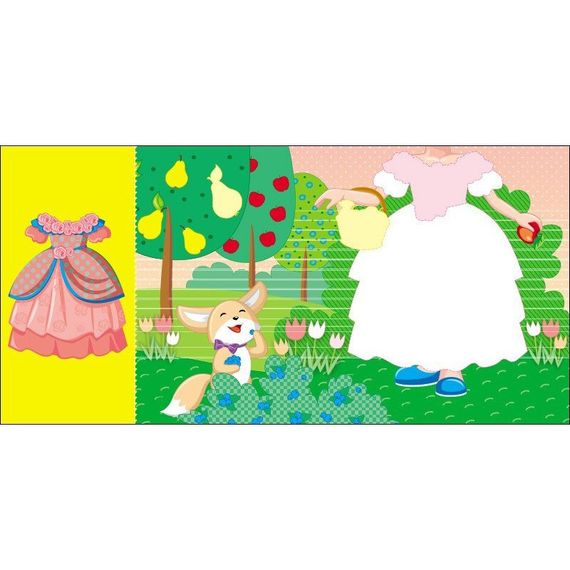 Детская книга с наклейками Одень куклу "Принцесса Злата в сказке" 615012 | Зображення 2