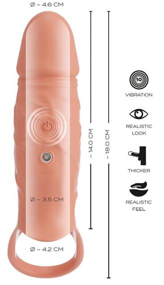 Насадка для збільшення пеніса RealSleeve Close Sex Aura | Зображення 8