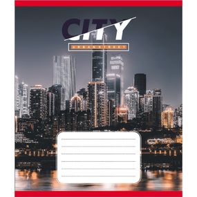 Зошит учнівський "Міста" 018-590539K-1 в клітинку, 18 аркушів
