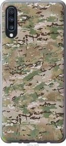 Чехол на Samsung Galaxy A70 2019 A705F Камуфляж v5 из пластика FCh_014347