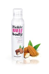 Масажна піна Love To Love TICKLE MY BODY SWEET ALMONDS (150 мл) зволожувальна, Солодкий мигдаль