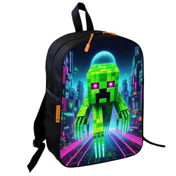 Рюкзак шкільний дитячий Майнкрафт Кріпер «Minecraft» 36х27 см для хлопчика (01037)