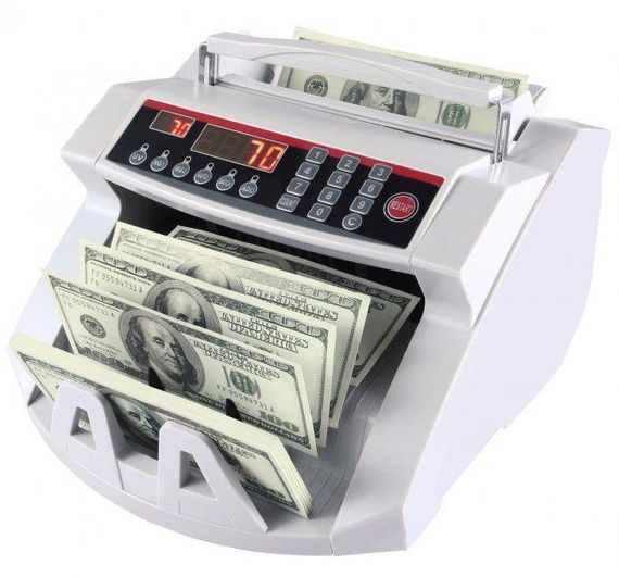 Рахункова машинка для грошей + Детектор валют Bill Counter 2108 UV · Лічильник купюр · Машинка для перерахунку грошей з детектором | Зображення 5