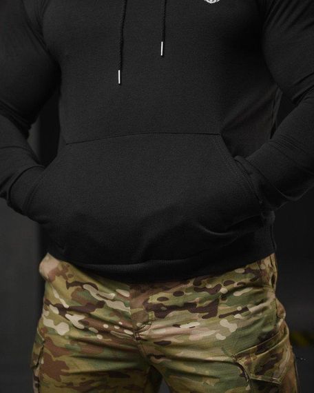 Худі maklin supper чорний НП4892 | Зображення 7