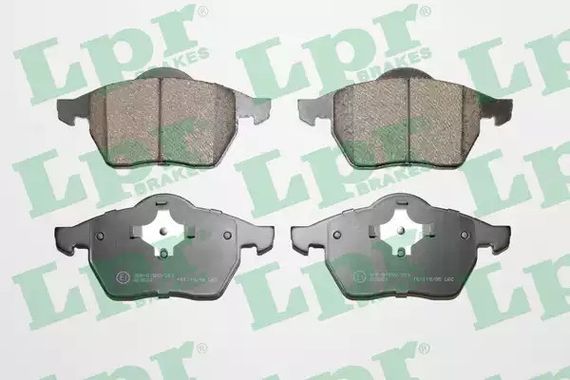 Колодки передні гальмівні A3,SEAT IBIZA III,, VW, LPR (05P639)