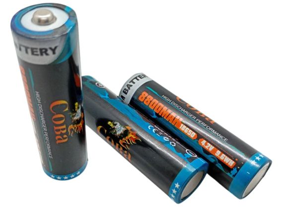 Аккумулятор Li-ion 18650 4.2V Black Coba