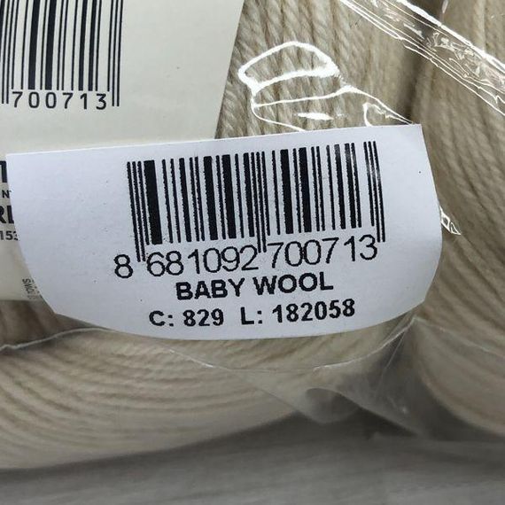 Пряжа Gazzal – Baby Wool колір 829 | Зображення 2