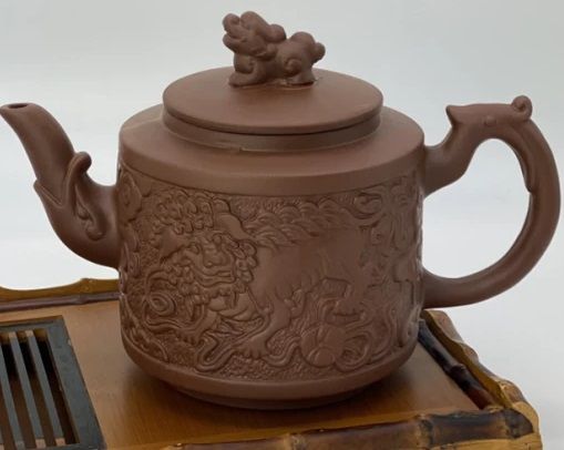 Заварник із ісинської глини Olens Лев T2593 800 мл коричневий