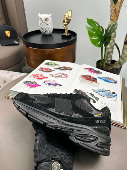 Мужские кроссовки New 2010 All Black (термо) | Зображення 5