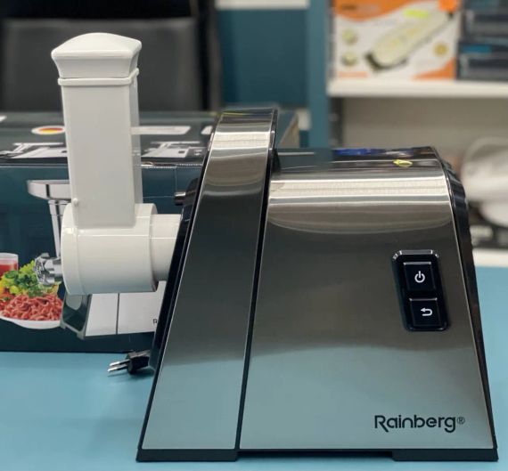 Электромясорубка Rainberg RB 2271 3000Вт Электрическая мясорубка с насадками для колбасы | Зображення 1