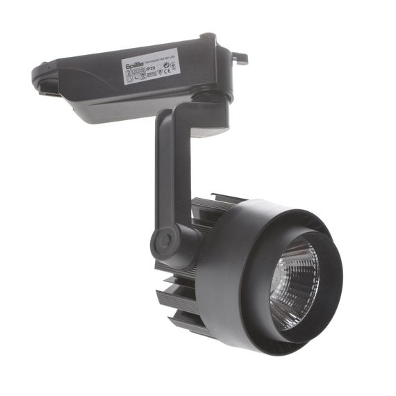 Светильник трековый поворотный LED KW-53/20W NW BK | Зображення 1