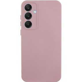 Чохол TPU GETMAN Liquid Silk Full Camera для Samsung Galaxy S24+ Рожевий / Pink Sand